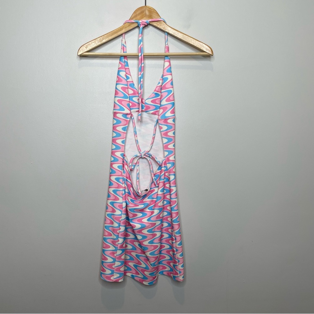 Frankies Bikinis DEV TERRY HALTER DRESS - Picture 7 of 8